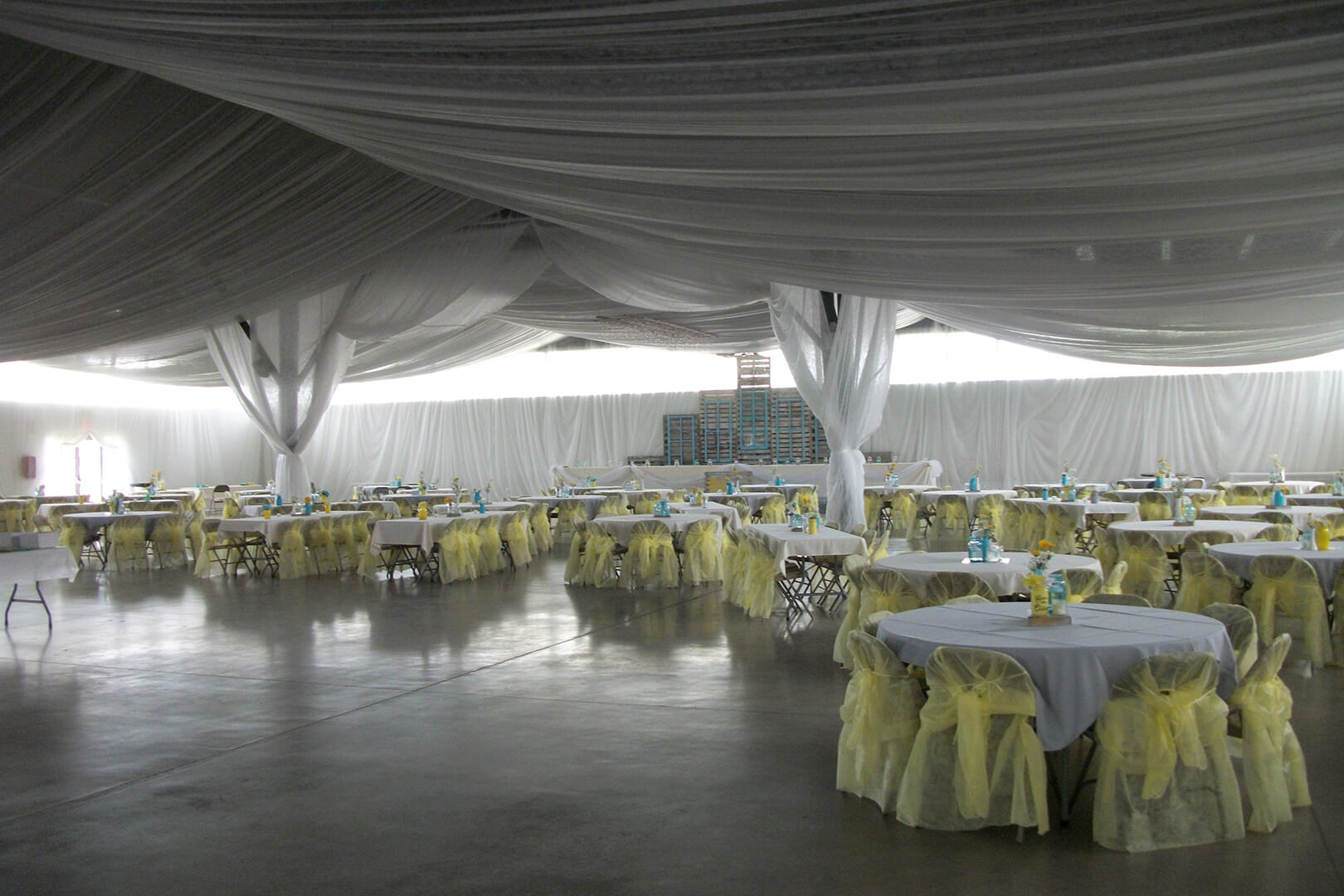 Elegant Wedding Reception in Expo Building