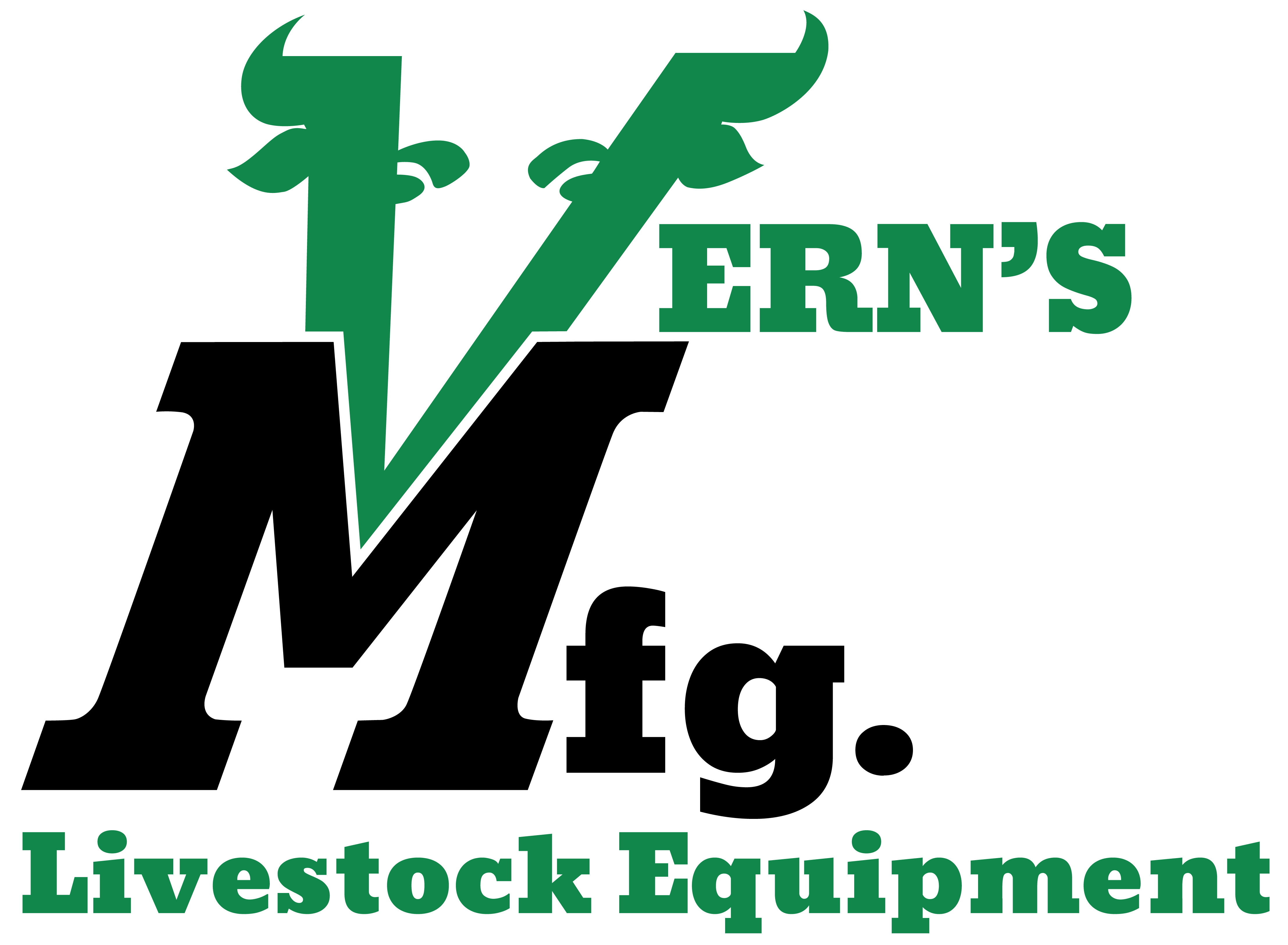 Vern's Manufaturing Livestock Equipment of Wessington, SD Logo